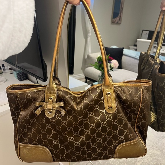 Vintage Gucci Tote Bag- Genuine - Picture 6 of 7